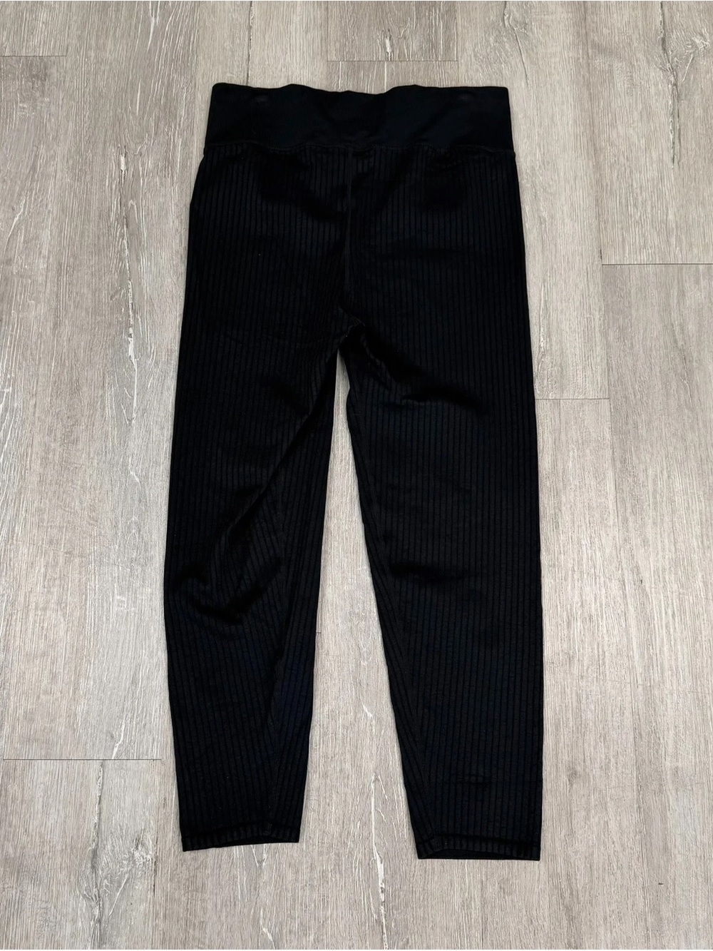 Good American Black Ribbed Leggings - Size 18/20